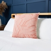 Luxury Chevron Cushion with Velvet,  Pink