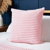 Luxury Ribbon Velvet Cushion,  Blush