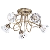 Marianne Flush Ceiling Light,  Antique Brass