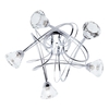 Marianne Large Flush Ceiling Light,  Chrome