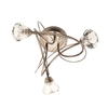 Marianne Small Flush Ceiling Light,  Brass