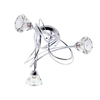 Marianne Small Flush Ceiling Light,  Chrome