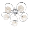 Mason Scribble 5 Light Flush,  Chrome