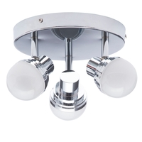 Maura Bathroom Spotlight Plate,  Chrome