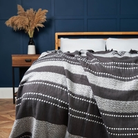 Mayfair Throw,  Black