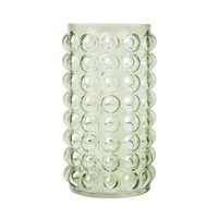 Medium Bobble Glass Vase,  Light Green