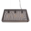 Mesh 3 Light Diner Pendant Bar,  Antique Bronze