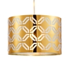 Metallic Lasered Easyfit Shade,  Brass