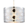 Metallic Lasered Easyfit Shade,  Silver