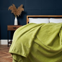 Microfleece Jumbo Throw,  Sage
