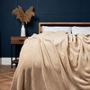 Microfleece Throw,  Latte