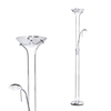 Mother and Child Floor Lamp,  Chrome