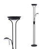 Mother and Child Floor Lamp,  Satin Black