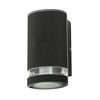 Murray Outdoor Cylinder Wall Light,  Black
