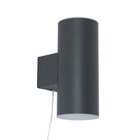 Namid LED Outdoor Solar Up and Down Wall Light,  Anthracite