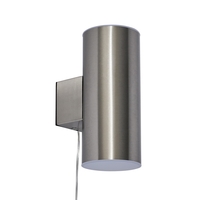 Namid LED Outdoor Solar Up and Down Wall Light,  Stainless Steel