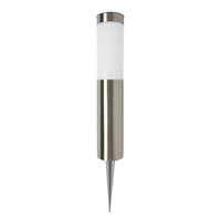 Nashi LED Outdoor Solar Ground Spike Light,  Stainless Steel
