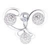 Orianna Flush Ceiling Light,  Chrome