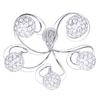Orianna Flush Light,  Chrome