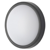 Orkney Outdoor LED Circular Wall Light,  Black