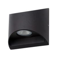 Oscar Outdoor LED Up and Down Wall Light,  Black