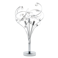 Othello Table Lamp,  Chrome