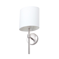 Oz Wall Light,  Satin Chrome