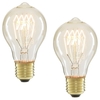 Pack of 40W ES E27 Vintage Filament Bulbs,  Clear