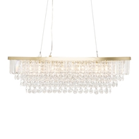 Paladina Diner Ceiling Pendant,  Satin Brass