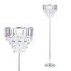 Paladina Floor Lamp,  Chrome