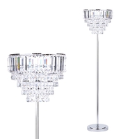 Paladina Floor Lamp,  Chrome