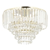 Paladina Flush Ceiling Light,  Brass