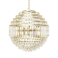 Paladina Large Ball Ceiling Pendant,  Brass