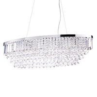 Paladina Oval Diner Pendant,  Chrome