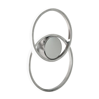 Pei Rings LED Ceiling or Wall Light,  Chrome