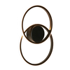 Pei Rings LED Ceiling or Wall Light,  Satin Black