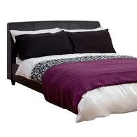 Pleated Bedspread,  Aubergine
