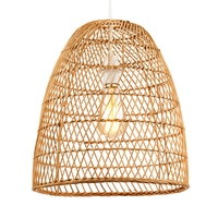 Rattan Tall Dome Easyfit Shade,  Natural