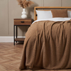 Really Soft Teddy Bear Fleece Throw,  Brown