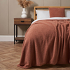 Really Soft Teddy Bear Fleece Throw,  Clay