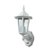 Reeta Outdoor Lantern Wall Light with PIR Sensor,  White