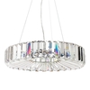 Renee Crystal Pendant,  Chrome