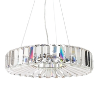 Renee Crystal Pendant,  Chrome