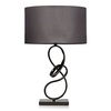 Rennes Metal Twist Table Lamp,  Black