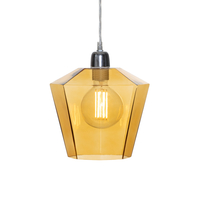 Rose Glass Easyfit Shade,  Amber