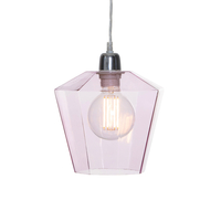 Rose Glass Easyfit Shade,  Pink