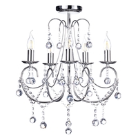 Sapparia Flush Chandelier,  Chrome