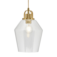 Saskia Bubble Glass Ceiling Pendant,  Satin Brass