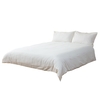 Sateen Ivory Stripe Bedding Set