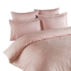 Sateen Pink Jacquard Bedding Set